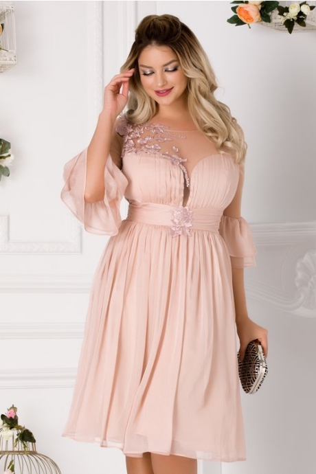 Modele de rochii elegante cu broderie 2019 online - iubesc 