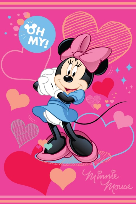 Covor Disney Kids Minnie Hearts 51272
